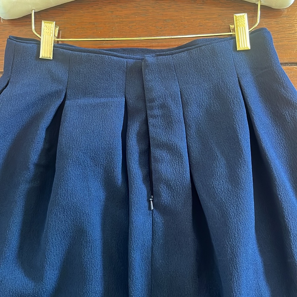 Black Halo Navy Skirt - Picture 5 of 7
